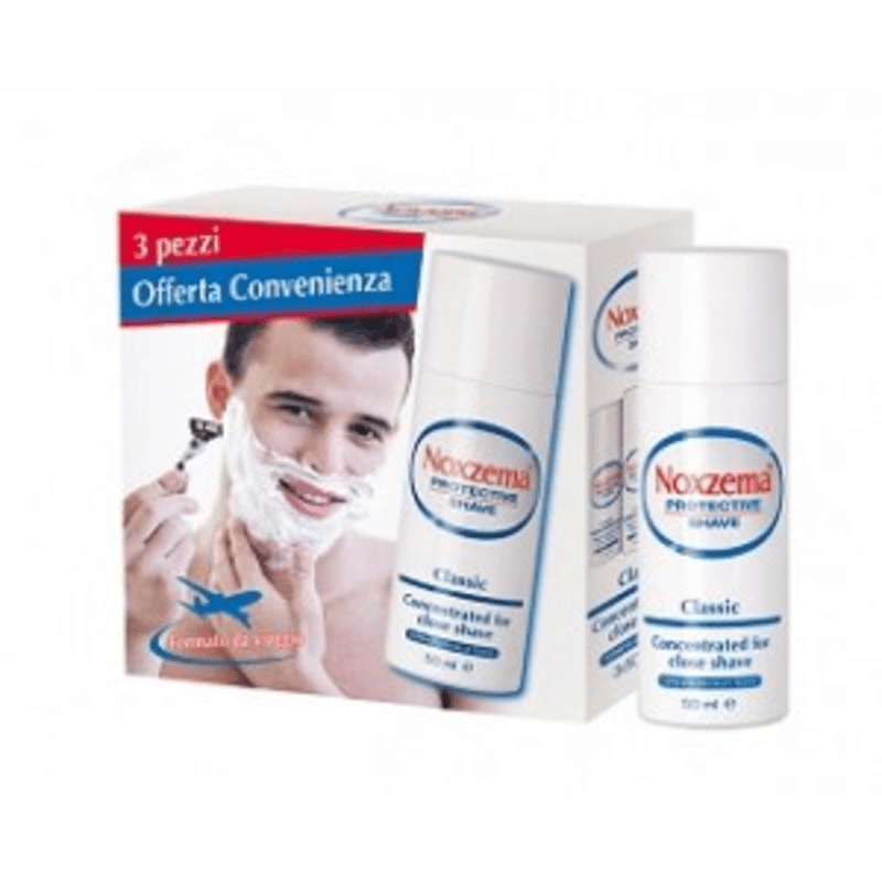 NOXZEMA PROTECTIVE SHAVE TRAVEL CLASSIC 3 X 50 ML