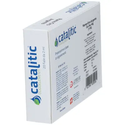 CATALITIC OLIGOELEMENTI RAME ORO ARGENTO CU-AU-AG 20 AMPOLLE CATALITIC OLIGOELEMENTI RAME ORO ARGENTO CU-AU-AG 20 AMPOLLE