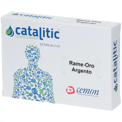 CATALITIC OLIGOELEMENTI RAME ORO ARGENTO CU-AU-AG 20 AMPOLLE CATALITIC OLIGOELEMENTI RAME ORO ARGENTO CU-AU-AG 20 AMPOLLE