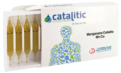 CATALITIC OLIGOELEMENTI MANGANESE COBALTO MN-CO 20 AMPOLLE CATALITIC OLIGOELEMENTI MANGANESE COBALTO MN-CO 20 AMPOLLE