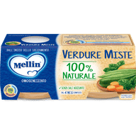 MELLIN OMOGENEIZZATO VERDURE MISTE 2 X 80 G