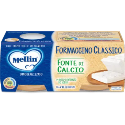 MELLIN BABY FORMAGGINO CLASSICO 2 X 80 G MELLIN BABY FORMAGGINO CLASSICO 2 X 80 G