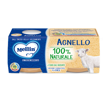 MELLIN OMOGENEIZZATO AGNELLO 2 X 120 G