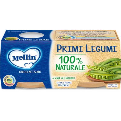 MELLIN OMOGENEIZZATO PRIMI LEGUMI 2 X 80 G MELLIN OMOGENEIZZATO PRIMI LEGUMI 2 X 80 G