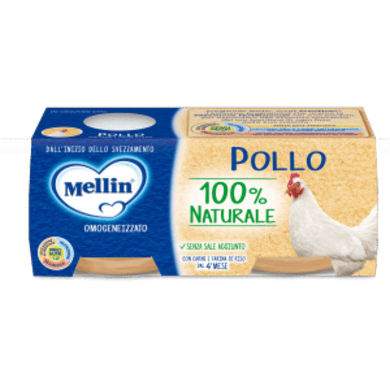 Mellin Omogeneizzato Pollo 2 X 80 G