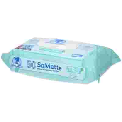 SANO E BELLO SALVIETTE DETERGENTI MUSCHIO BIANCO 50 PEZZI