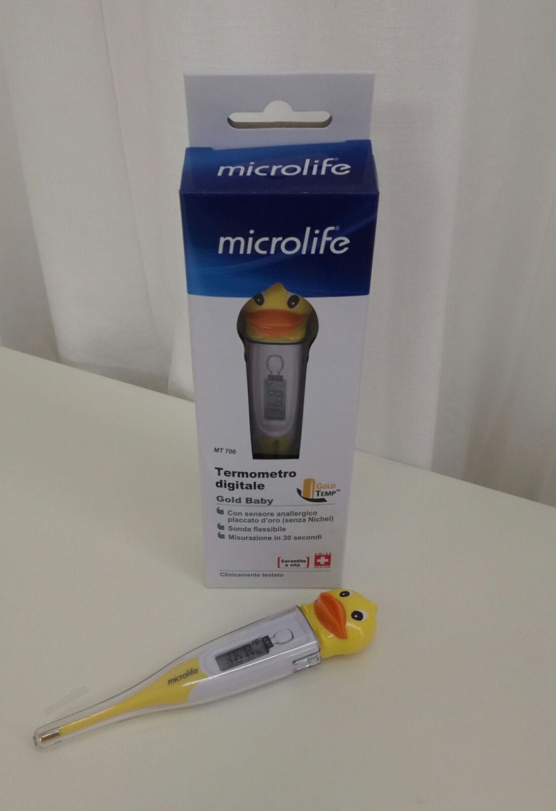 Gold Baby Termometro Flex Punta Flessibile 30 Secondi Papera