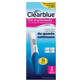 Test Di Gravidanza Clearblue Con Indicatore Delle Settimane 2 Pezzi