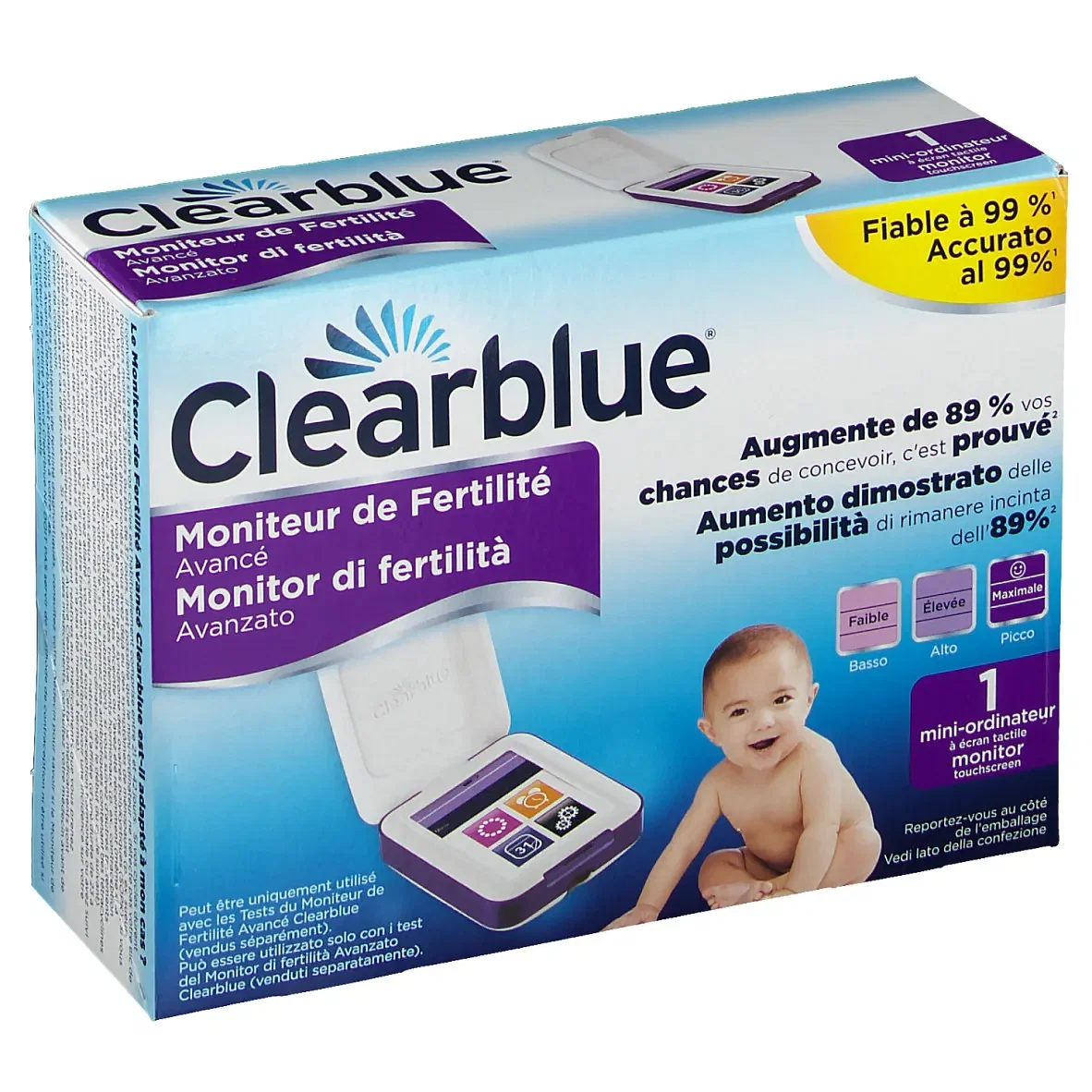 Monitor Di Fertilita' Clearblue Advanced 1 Pezzo