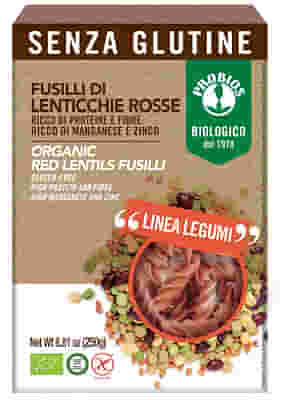 SPECIALITA' 100% LEGUMI FUSILLI LENTICCHIE ROSSE 250 G