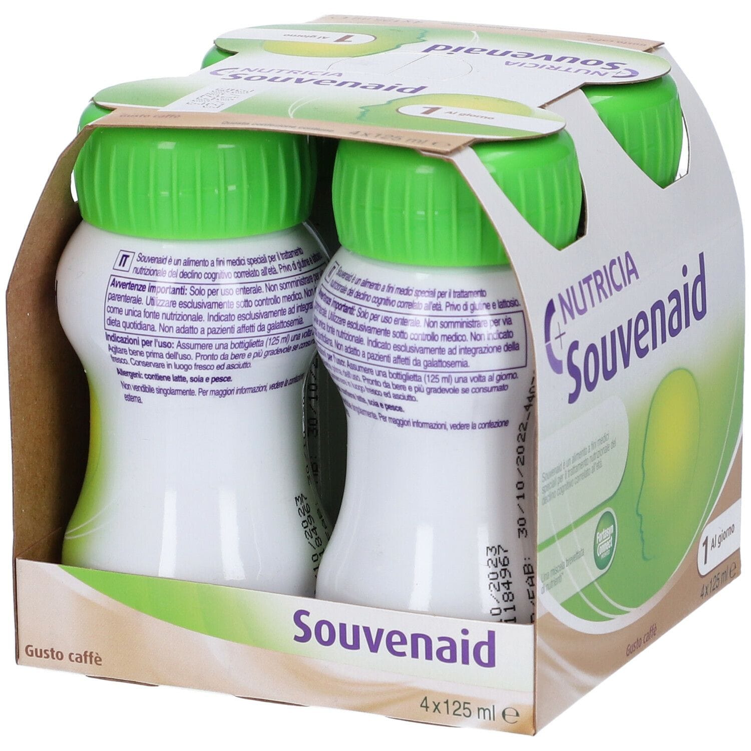 SOUVENAID CAFFE CLUSTER 4 X 125 ML