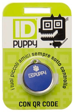 Idpuppy Medaglietta Tonda Azzurra