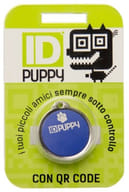 IDPUPPY MEDAGLIETTA TONDA AZZURRA