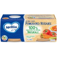 MELLIN PRIMO SUGO POMODORO E VERDURE 2 VASETTI DA 80 G