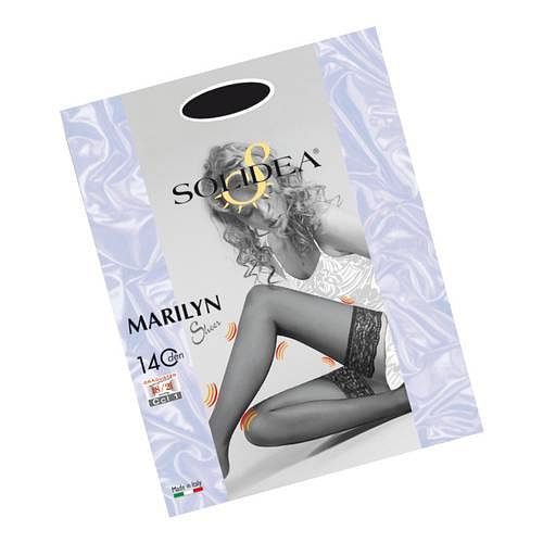 Marilyn 140 Sheer Calza Autoreggente Nero 4 Xl