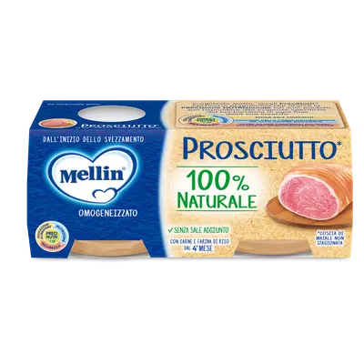 MELLIN OMOGENEIZZATO PROSCIUTTO 2 PEZZI X 80 G MELLIN OMOGENEIZZATO PROSCIUTTO 2 PEZZI X 80 G