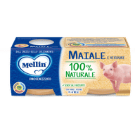 MELLIN OMOGENEIZZATO MAIALE CON VERDURE 2 PEZZI X 80 G