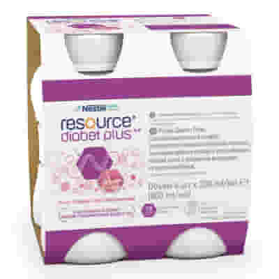 RESOURCE DIABET PLUS FRAGOLA 4 X 200 ML