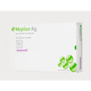 MEDICAZIONE IN SCHIUMA DI POLIURETANO MEPILEX AG ANTIMICROBICA CON STRATO DI CONTATTO IN SILICONE MORBIDO 15X15 CM 5 PEZZI