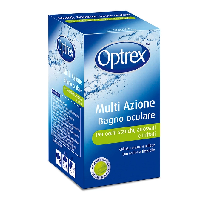 Optrex Multi Azione Bagno Oculare 110 Ml + Occhiera Flessibile