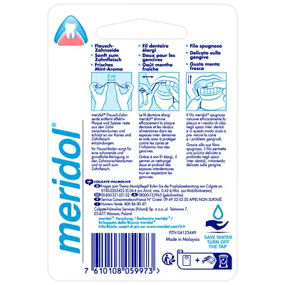 MERIDOL EXPANDED FILO INTERDENTALE 40 METRI MERIDOL EXPANDED FILO INTERDENTALE 40 METRI