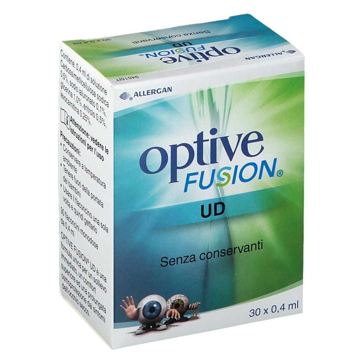 OPTIVE FUSION UD SOLUZIONE OFTALMICA STERILE 30 FLACONCINI MONODOSE 0,4 ML