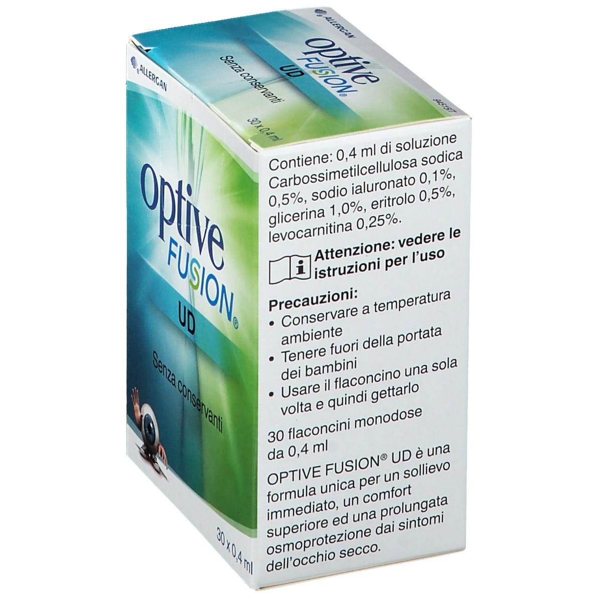 OPTIVE FUSION UD SOLUZIONE OFTALMICA STERILE 30 FLACONCINI MONODOSE 0,4 ML