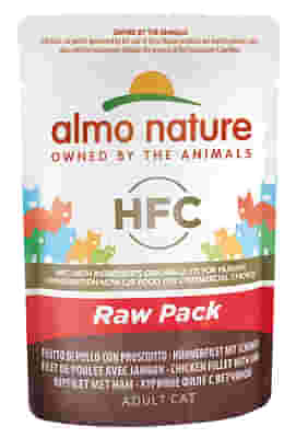 CLASSIC GATTO FILETTO DI POLLO E PROSCIUTTO RAW PACK