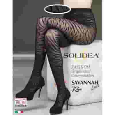 SAVANNAH LACE 70 COLLANT FANTASIA NERO 1S