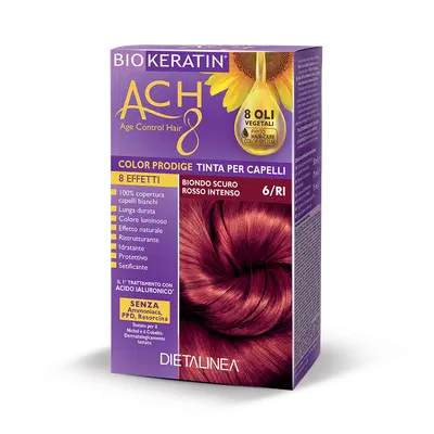 BIOKERATIN ACH8 COLOR PRODIGE 6/RI BIONDO SCURO ROSSO INTENSO BIOKERATIN ACH8 COLOR PRODIGE 6/RI BIONDO SCURO ROSSO INTENSO
