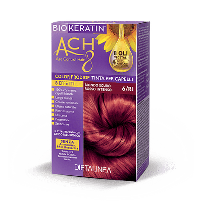BIOKERATIN ACH8 COLOR PRODIGE 6/RI BIONDO SCURO ROSSO INTENSO