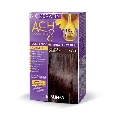 BIOKERATIN ACH8 COLOR PRODIGE 4/CA CASTANO CARAMELLO BIOKERATIN ACH8 COLOR PRODIGE 4/CA CASTANO CARAMELLO