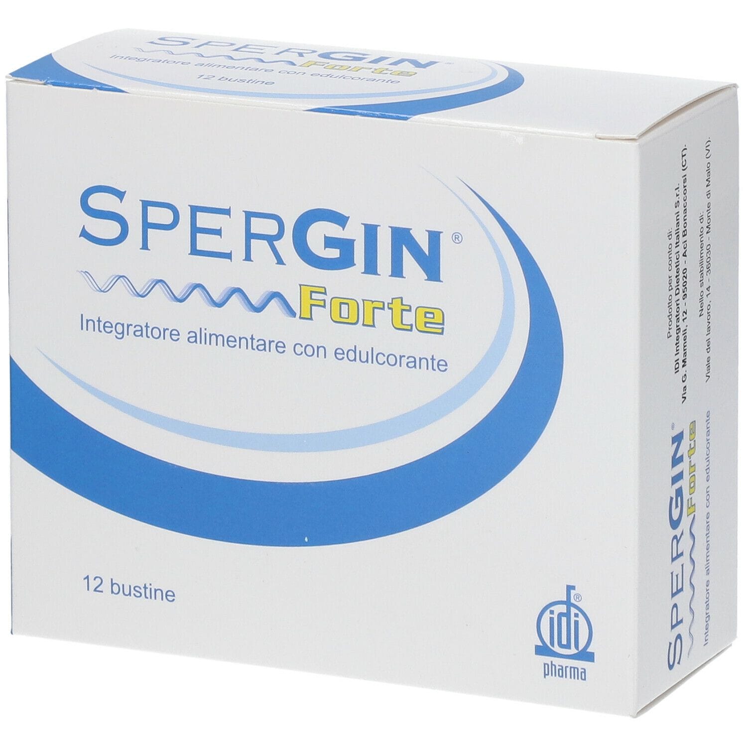 Integratore Spergin Forte per la fertilità maschile, 12 bustine