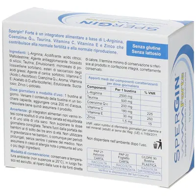 SPERGIN FORTE 12 BUSTINE SPERGIN FORTE 12 BUSTINE