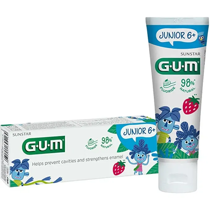 GUM JUNIOR DENTIFRICIO BAMBINI 6+ FLUORO 1000 PPM 50 ML