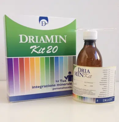 DRIAMIN KIT 20 FLACONE VUOTO CON MISURINO + ETICHETTA E FOGLIO ILLUSTRATIVO DRIAMIN KIT 20 FLACONE VUOTO CON MISURINO + ETICHETTA E FOGLIO ILLUSTRATIVO