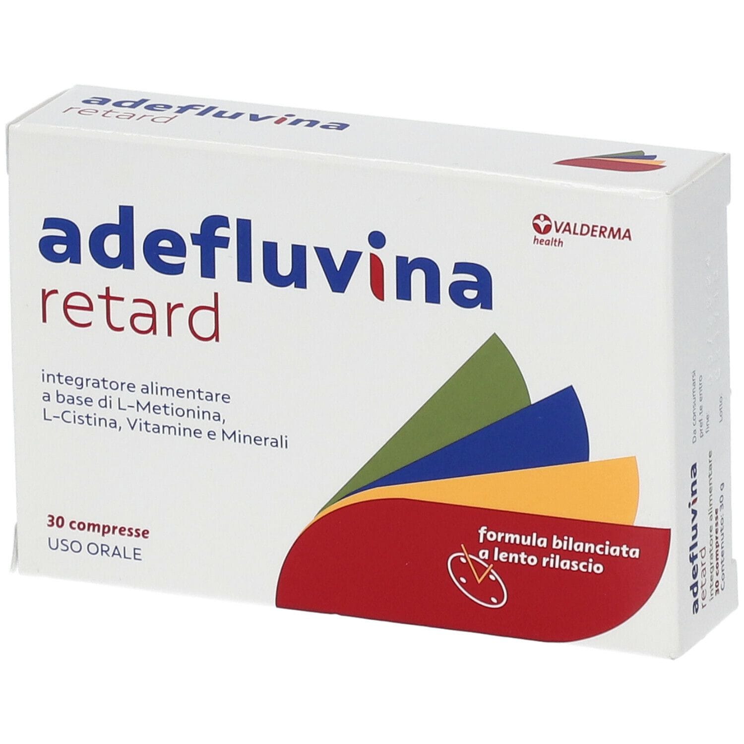 Integratore Adefluvina Retard per capelli e unghie, 30 cpr
