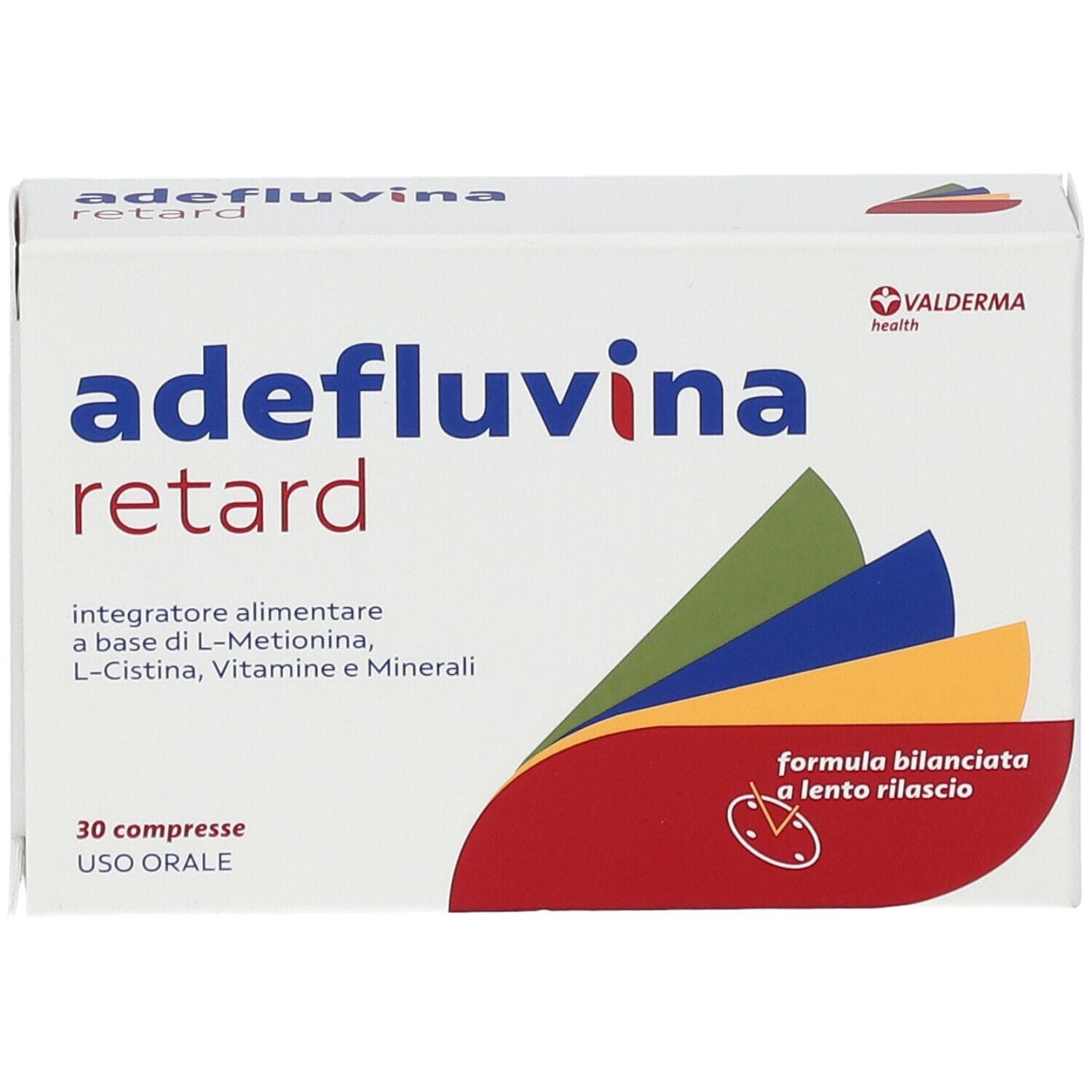 Integratore Adefluvina Retard per capelli e unghie, 30 cpr