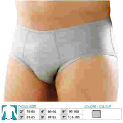 ORIONE 560 CINTOSLIP ERNIARIO UOMO CHIUSO CON PELOTTE IN COTONE GRIGIO 5