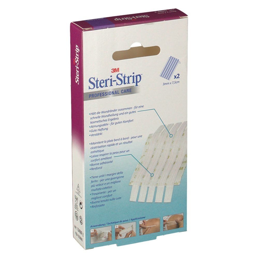 Cerotto Sutura Steri-Strip 3x75mm, 10 strisce sterili