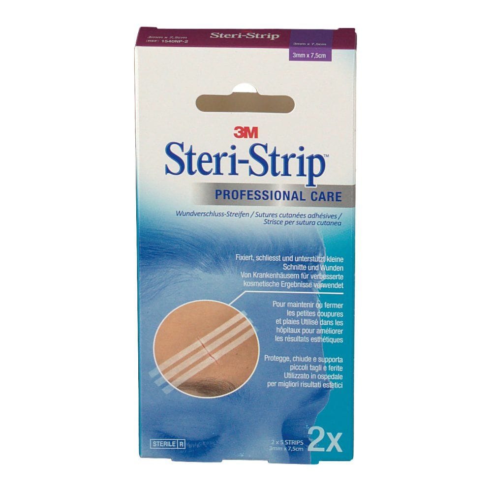 Cerotto Sutura Steri-Strip 3x75mm, 10 strisce sterili