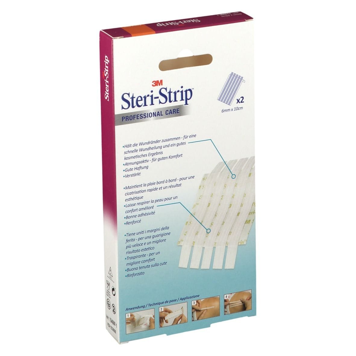 Cerotto Steri-Strip sutura cutanea 6x100mm, 10 pezzi