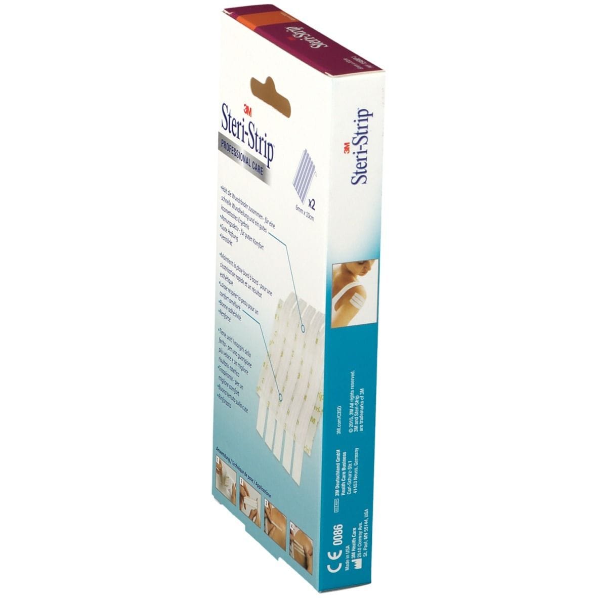 Cerotto Steri-Strip sutura cutanea 6x100mm, 10 pezzi