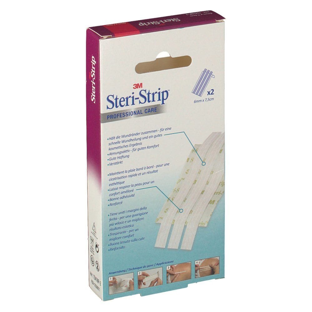 Cerotti sutura Steri-Strip adesivi sterili 6x75mm, 6 pz