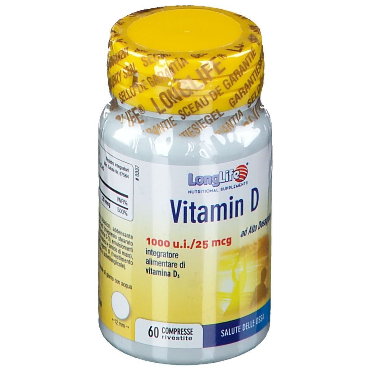 LONGLIFE VITAMIN D 1000UI 60 COMPRESSE RIVESTITE