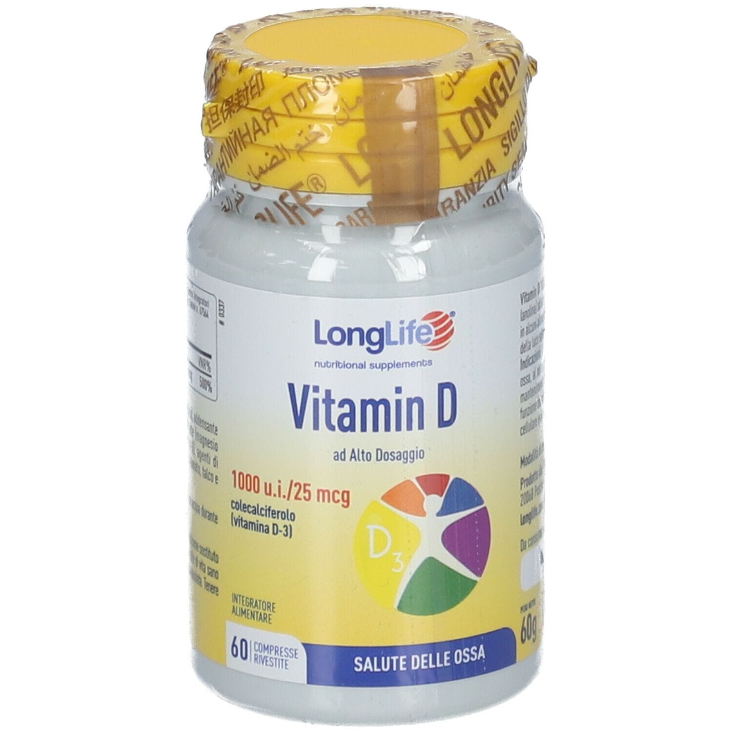 LONGLIFE VITAMIN D 1000UI 60 COMPRESSE RIVESTITE