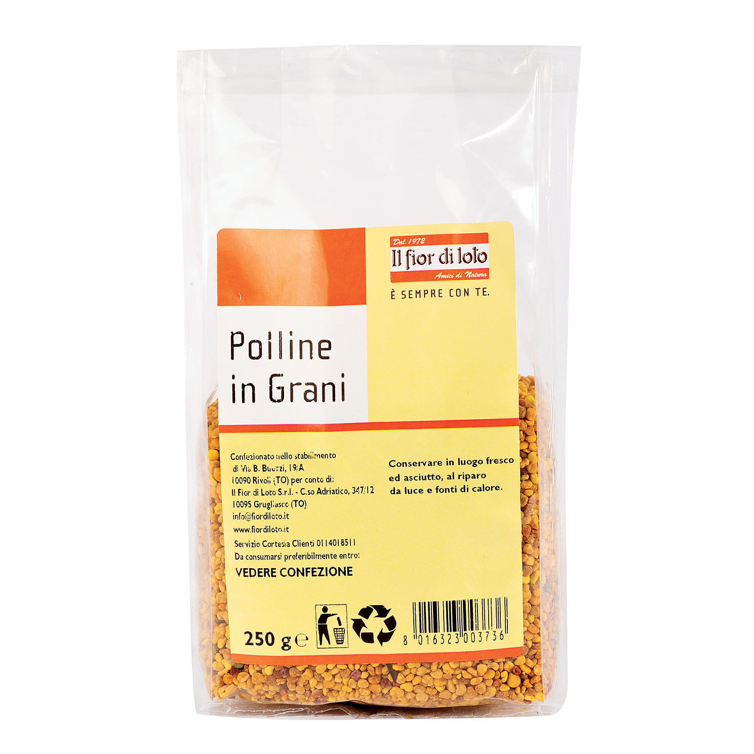 Polline In Grani Ricarica 250 G