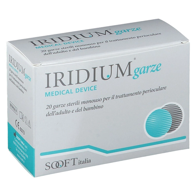 Iridium Garza Oculare Medicata In Tessuto Non Tessuto 20 Pezzi