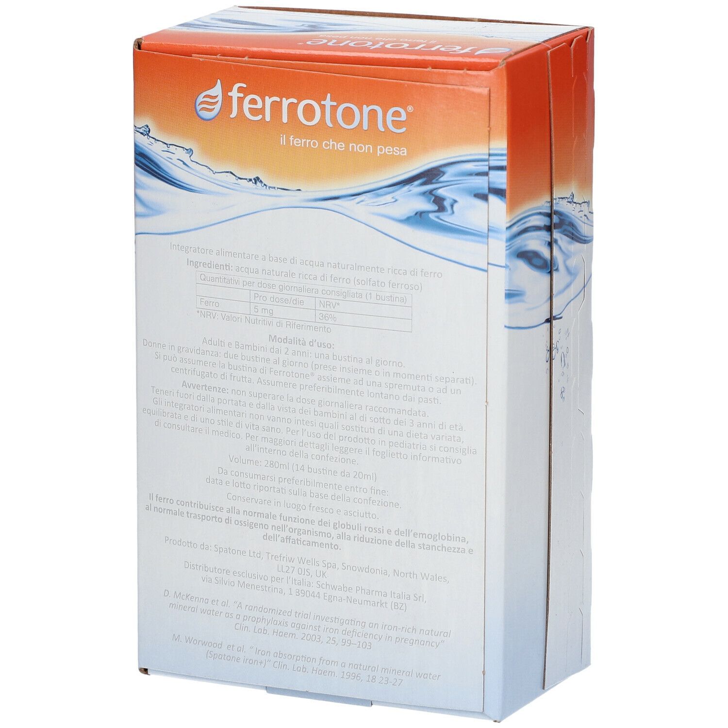 FERROTONE 14 BUSTINE 20 MG