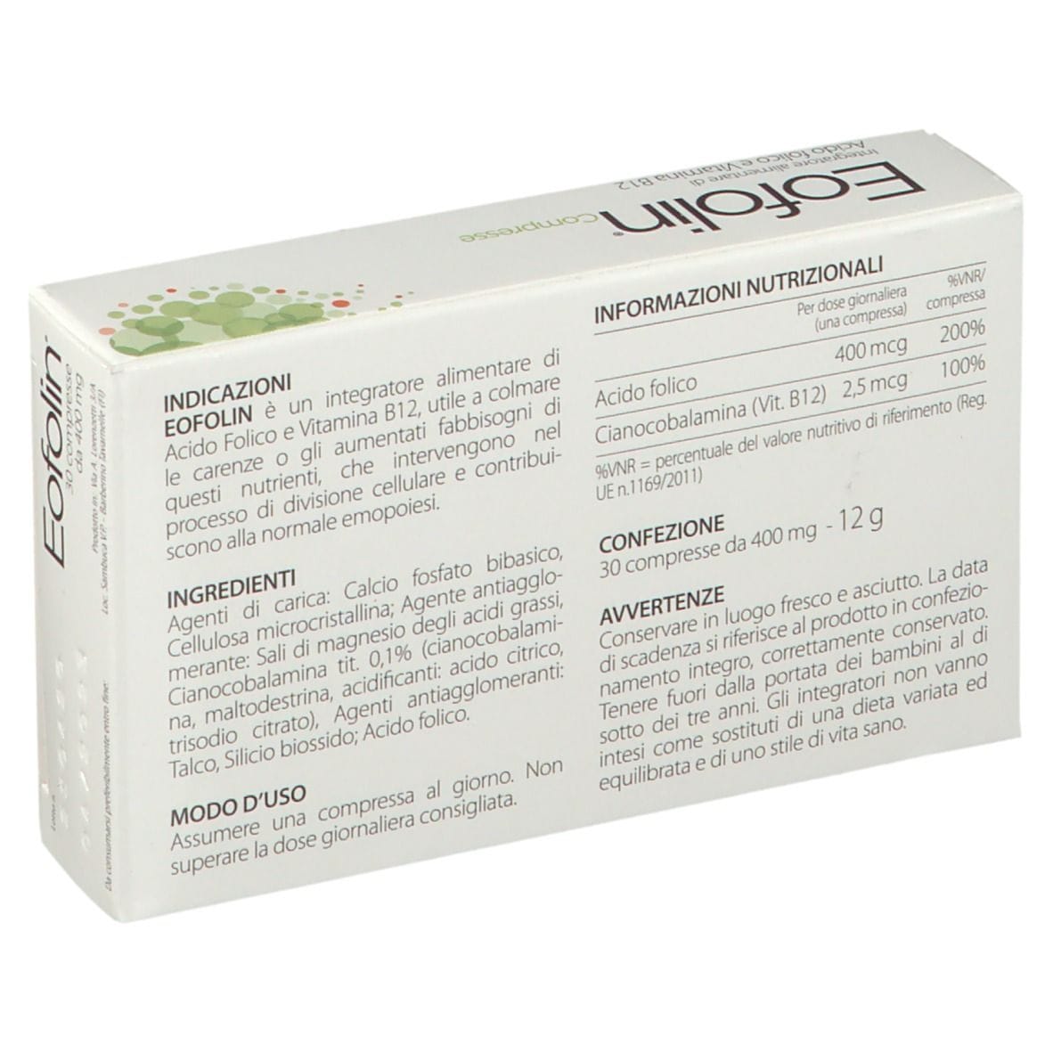 EOFOLIN 30 COMPRESSE